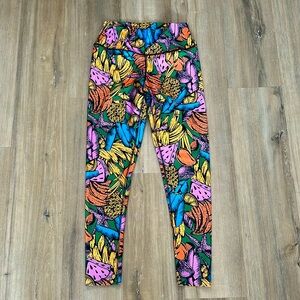 Zumba Leggings tropical print size M